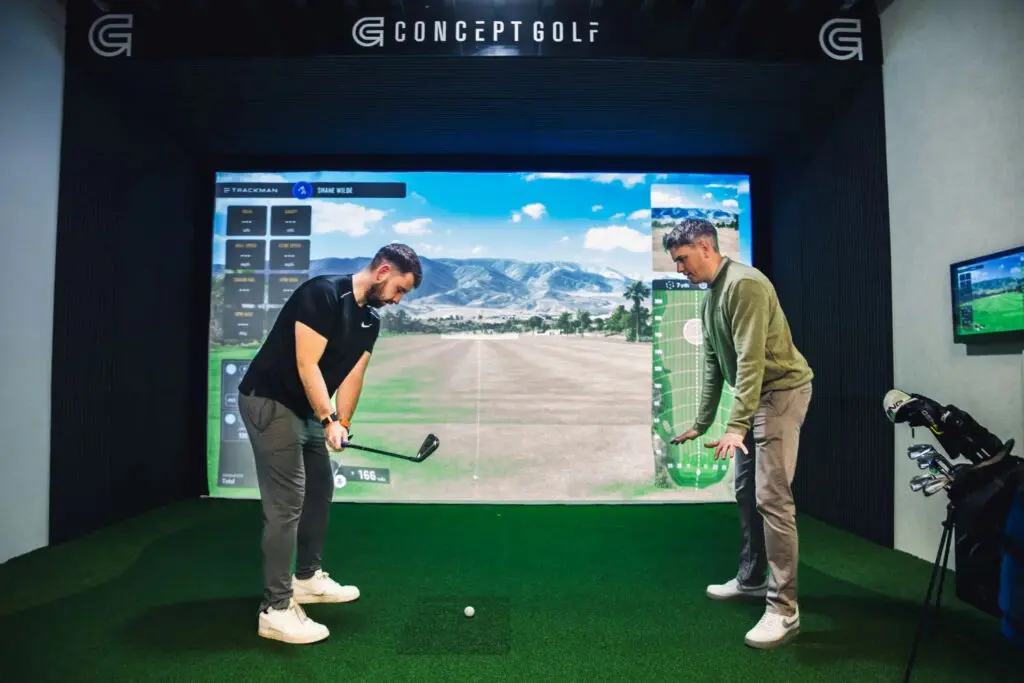 Image of golf bay 1 at Concept Golf in Blanchardstown Corporate Park.