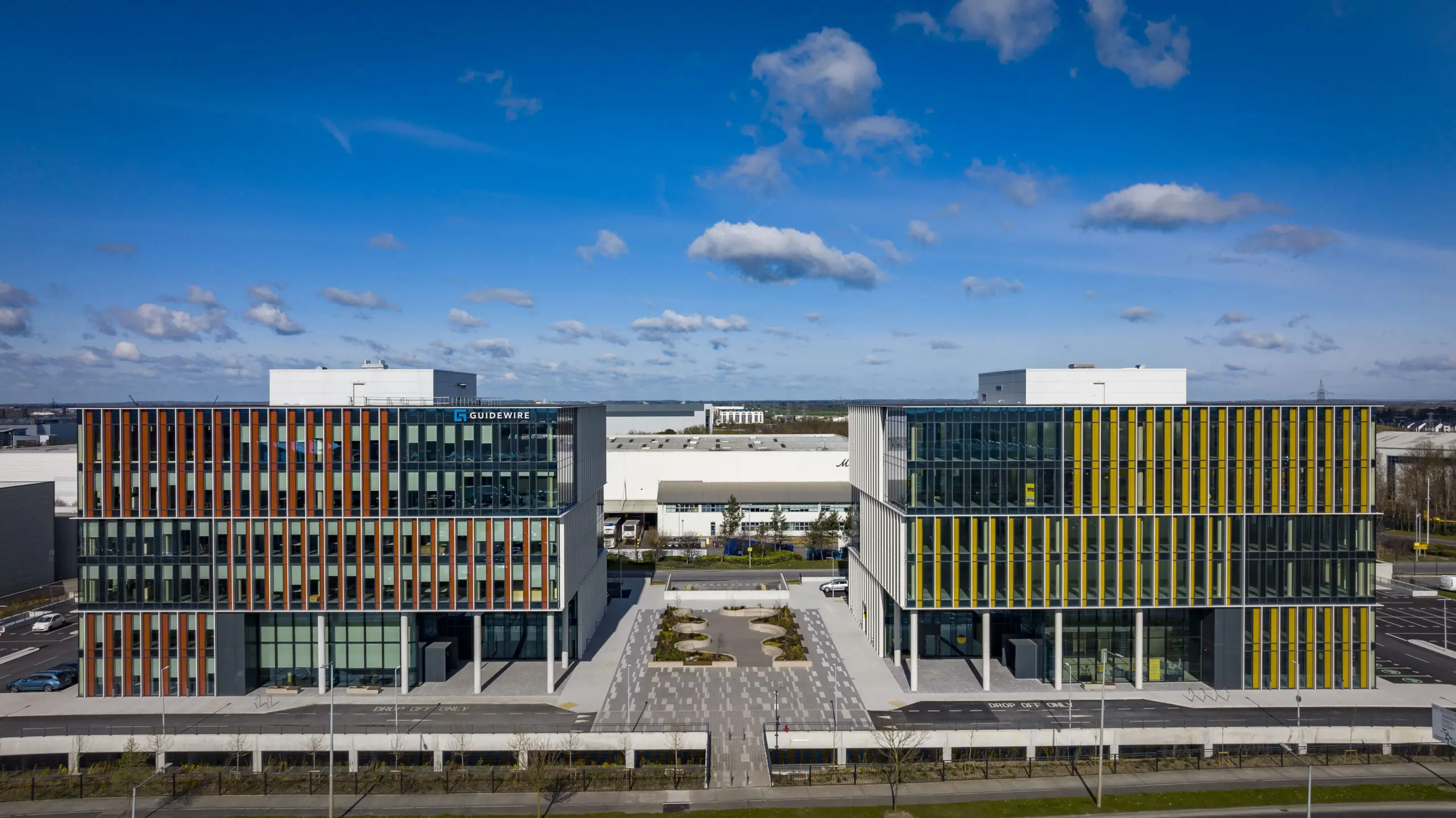 Arial photo of Stemple Exchange, Blanchardstown Corporate Park